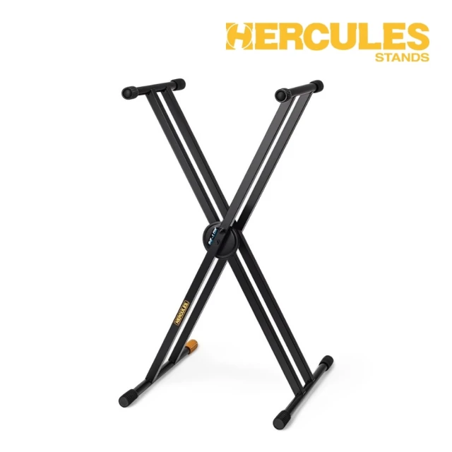 【Hercules 海克力斯】KS120B 雙X型鍵盤架／電子琴架 KB架／KEYBOARD STAND(原廠公司貨 品質保證)