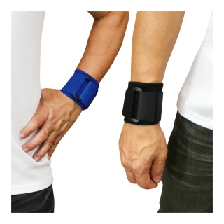 【菁炭元素】可調式扣環透氣舒適運動護腕(1件組)