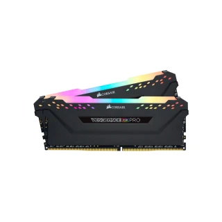 【CORSAIR 海盜船】VENGEANCE RGB PRO 16GB DDR4 DRAM 3600MHz C18記憶體套件-黑