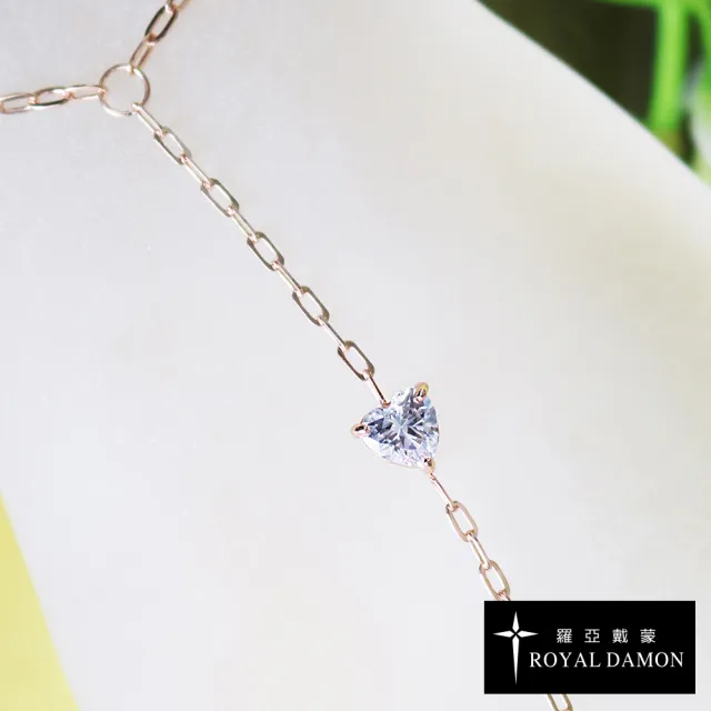 【ROYAL DAMON 羅亞戴蒙】守候 手鍊 小-玫瑰金(BK651)