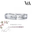 【PROMESSA】V&A博物館系列 永遠愛你 鉑金情侶結婚戒指(女戒)