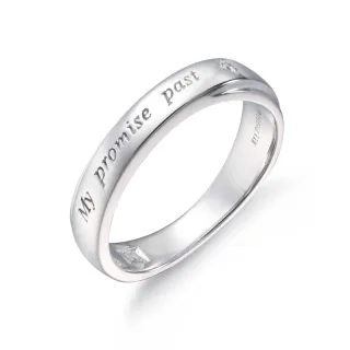 【PROMESSA】V&A博物館系列 我的承諾 鉑金情侶結婚戒指(男戒)