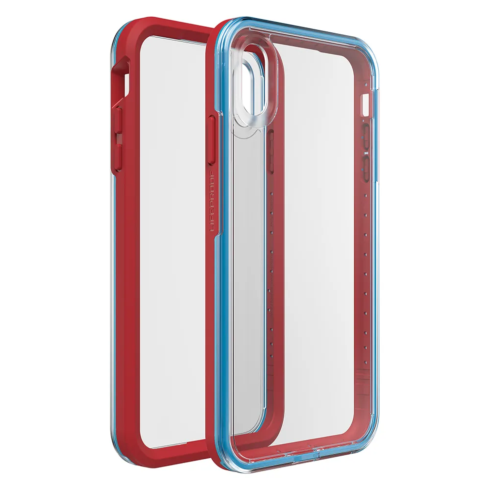【LifeProof】iPhone Xs Max 6.5吋 SLAM 防摔保護殼(紅/藍)