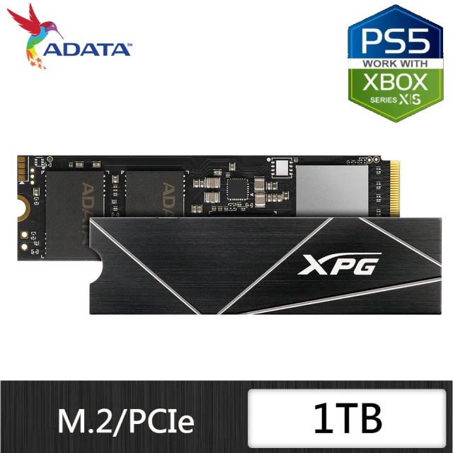【ADATA 威剛】XPG GAMMIX S70 BLADE 1TB PCIe 4.0 M.2 2280固態硬碟/五年保(讀：7400M/寫：5500M)
