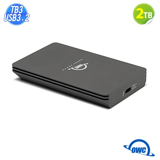 【OWC】2TB - Envoy Pro FX(首款可通過 USB-C 和 USB-A 工作的通用 Thunderbolt 硬碟)