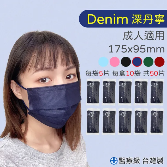 【旺昌】醫用口罩未滅菌-50片/盒 X4(6色任選)