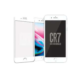【PanzerGlass】iPhone 6+/6s+/7+/8+ 5.5吋 CR7 2.5D耐衝擊高透鋼化玻璃保護貼(白)