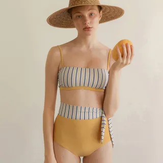 【Nicoco daily】橘子甜美高腰泳衣(2色)