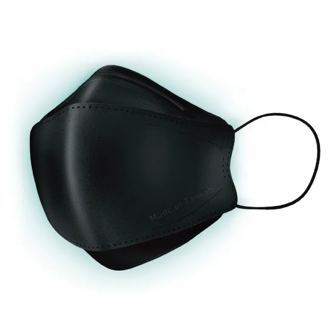 【U-MASK】防霾PM2.5韓版KF立體口罩(尊爵黑 小臉 3片/袋)