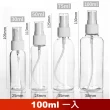 【Dagebeno荷生活】PET材質透明小噴瓶 防疫酒精消毒水分裝瓶(100ml一瓶)