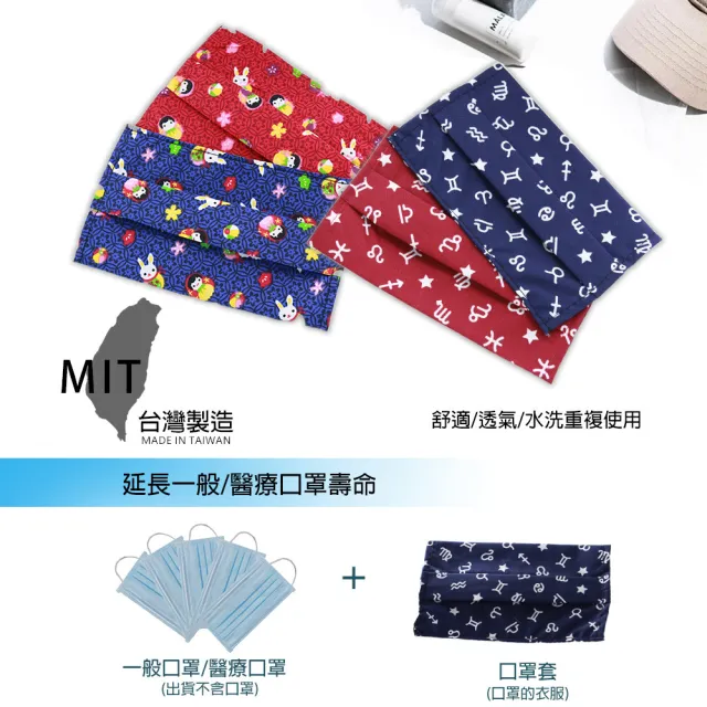 【Mini 嚴選】現貨 MIT布口罩純棉防塵抗菌可清洗重複使用口罩套(隨機出貨)