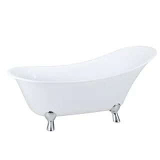 【JTAccord 台灣吉田】850古典造型貴妃獨立浴缸(薄型窄邊框)