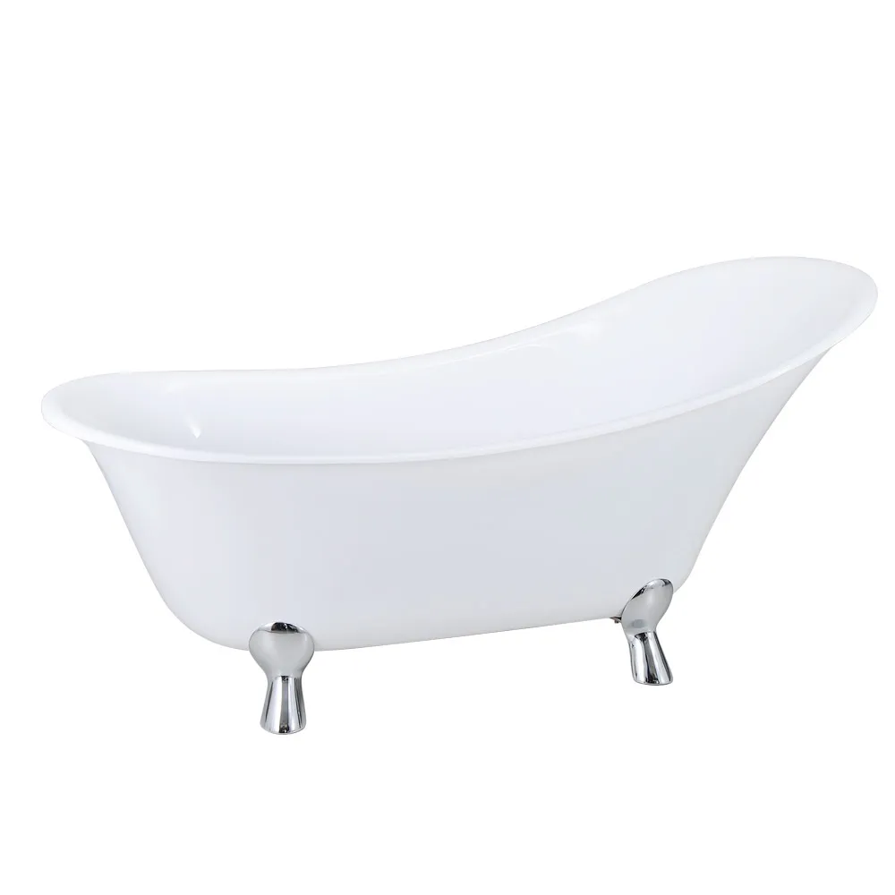【JTAccord 台灣吉田】850古典造型貴妃獨立浴缸(薄型窄邊框)