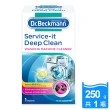 【Dr.Beckmann 貝克曼博士】德國原裝進口洗衣機殺菌清潔劑250g(消除異味/除菌/清潔)