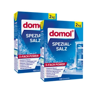 【Domol 多麗】水垢掰掰洗碗機軟化鹽2Kg(2入組)