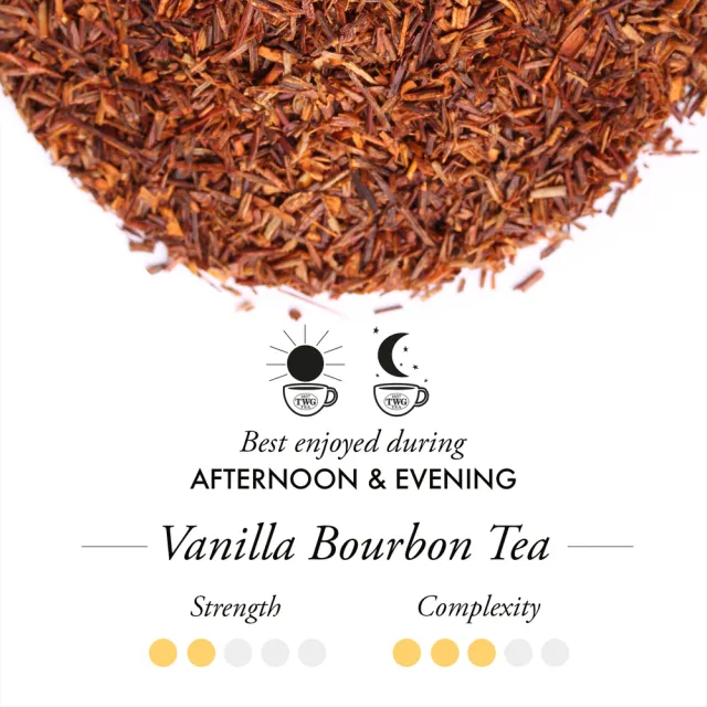 【TWG Tea】手工純棉茶包雙入組 波本香草紅茶 15包x2盒(Vanilla Bourbon Tea;南非國寶茶)