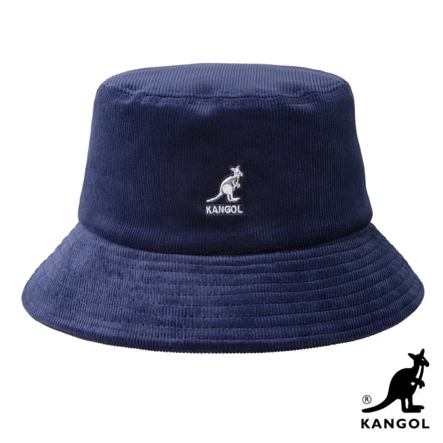 【KANGOL】CORD 燈芯絨漁夫帽(深藍色)