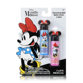 【Disney Minnie】護唇膏 4gx2入(新耳朵造型)