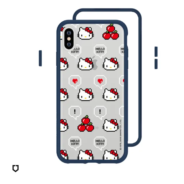 【RHINOSHIELD 犀牛盾】iPhone X Mod NX邊框背蓋手機殼/Retro Hello Kitty(Hello Kitty手機殼)