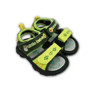 【樂樂童鞋】台灣製巴布豆軟底涼鞋-綠色(男童鞋 兒童涼鞋 涼鞋 台灣製)