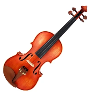 【JYC Music】嚴選JV-21楓木虎紋小提琴-4/4特級棗木配件/具備微調器/全套配件(JV-21楓木虎紋小提琴-4/4)