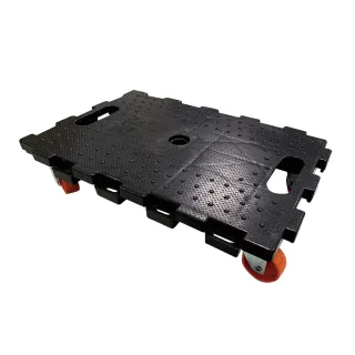 【HS 勾勾樂】組合式 塑膠PP棧板 EC-410D(3入組   組合棧板)