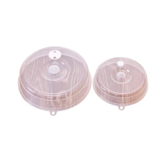 【Osun】微波爐加熱可疊密封蓋冰箱保鮮蓋塑膠碗蓋(二大二小/CE414-)