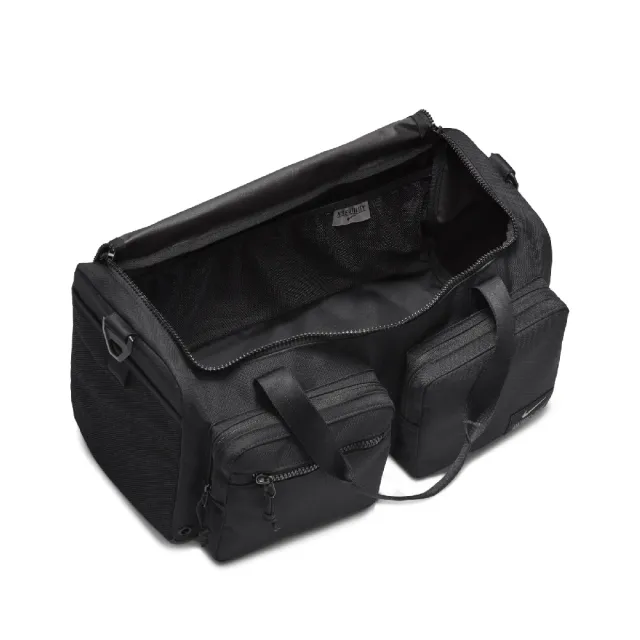 【NIKE 耐吉】手提包 Utility Power Duffel 健身包 肩背 外出 旅遊 大容量 多夾層 黑(CK2795-010)