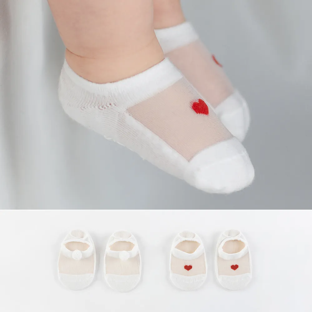 【Happy Prince】韓國製 Seeley ice半透明輕薄嬰兒童短襪2入組(寶寶襪)