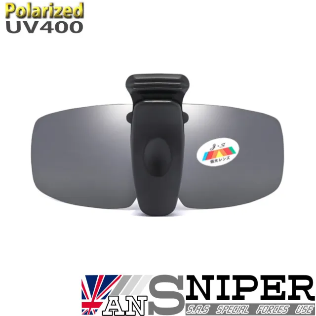 【ansniper】SP-CH01 Polarized抗uv400可上翻調節夾帽偏光鏡片(運動/偏光/太陽眼鏡/騎行/抗UV)