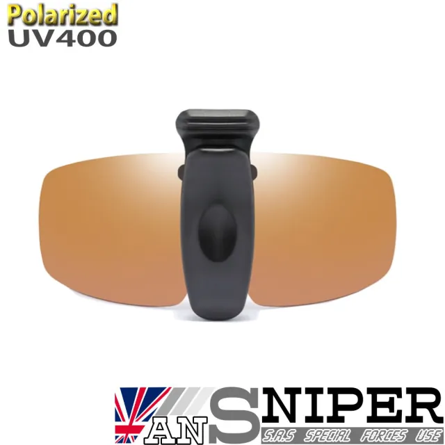 【ansniper】SP-CH01 Polarized抗uv400可上翻調節夾帽偏光鏡片(運動/偏光/太陽眼鏡/騎行/抗UV)