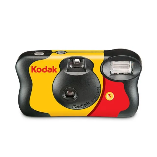 【Kodak 柯達】FunSaver 一次性閃光燈底片相機(可拍攝27張)