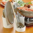 【品川製物】湯勺鍋蓋收納筒(三階層的階梯式卡槽設計 湯勺鍋蓋沾板皆可收納)