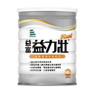 【益富】益力壯Plus 營養均衡配方 800g(乳清蛋白+黃豆蛋白)