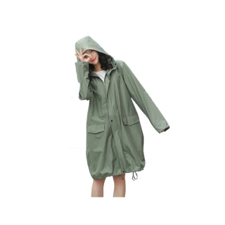 【E-Life】日韓便攜式連帽防風防潑水風雨衣(雨衣/連帽雨衣/雨具)