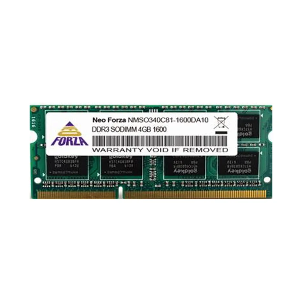 【Neo Forza 凌航】NB DDR3L 1600/4GB 筆記型RAM(低電壓)