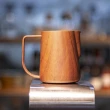 【Minos】不鏽鋼拉花鋼杯 木紋款300ml(兩種規格 多種顏色 高度質感)