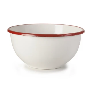 【IBILI】琺瑯餐碗 紅16cm(飯碗 湯碗)