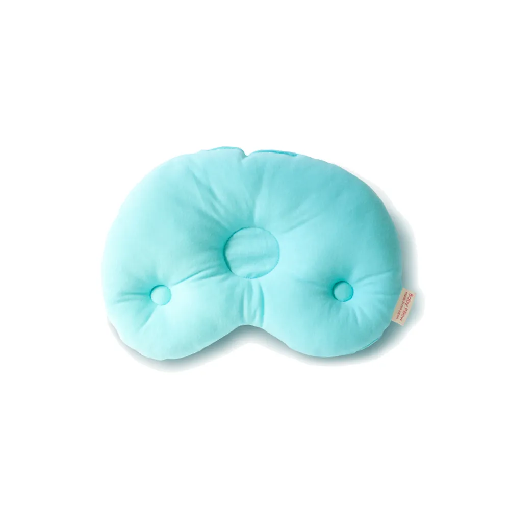 【MAKURA【Baby Pillow】】可水洗豆型嬰兒枕S-天空藍(MAKURA 嬰兒枕午睡枕推車枕可水洗嬰兒枕 樣究極觸感)