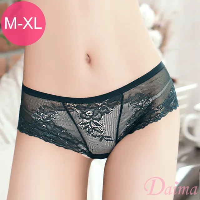 【Daima 黛瑪】雕花蕾絲小褲/內褲M-XL(綠色)