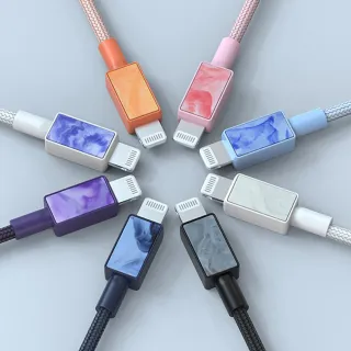【iFory】Type-C to Lightning 1.8M 雙層編織快充/傳輸線(MFi認證)