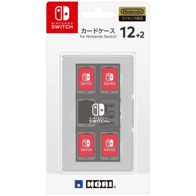 【HORI】HORI 卡匣收納盒12+2 for Switch&Lite《副廠》(NSW-021黑色 NSW-022藍色 NSW-024白色)