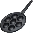 【KitchenCraft】7格鬆餅鑄鐵鍋(平底鑄鐵烤盤 煎盤)