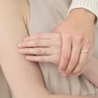 【PROMESSA】PT950鉑金/18K 相融系列 結婚戒指(男戒)