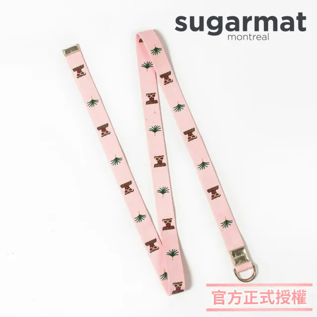 【加拿大Sugarmat】頂級瑜珈伸展帶(時髦美洲豹Kiss & Make Up)