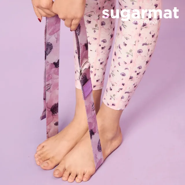 【加拿大Sugarmat】頂級瑜珈伸展帶(薰染紫Stretching Stra)