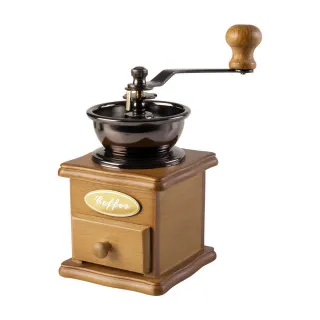 【IBILI】復古手搖咖啡磨豆機 原木色(咖啡研磨機 咖啡模豆機 磨粉機)
