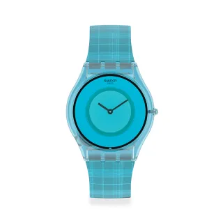 【SWATCH】SKIN超薄系列 SARI MADRAS 02 神秘紗麗 手錶 瑞士錶 錶(34mm)