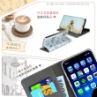 【SNOOPY 史努比】iPhone 12 /12 Pro /6.1吋 彩繪可站立皮套(最愛冰淇淋)