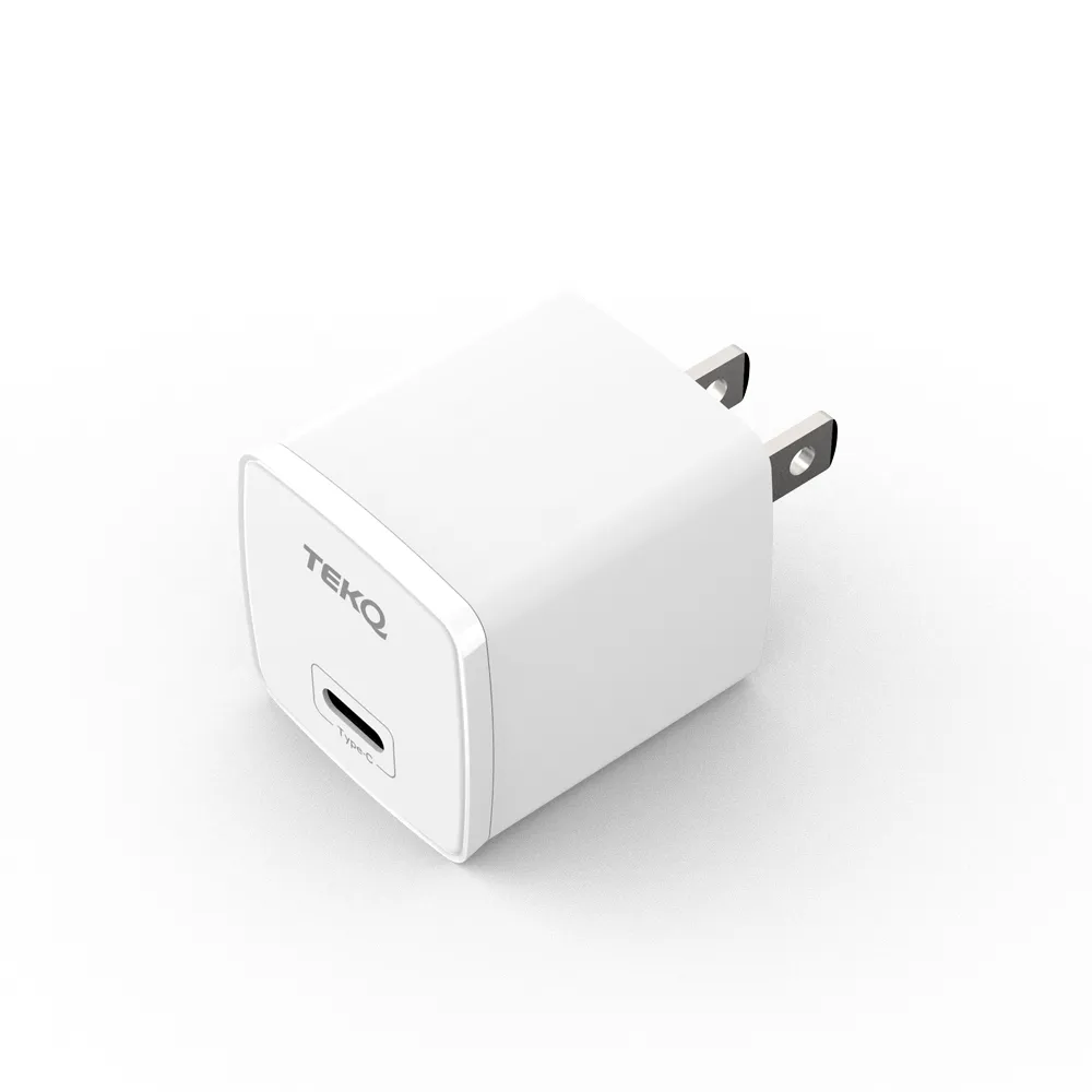 【TEKQ】20W USB-C PD 手機快充電器 快充頭 豆腐頭 iPhone充電頭(ipad/iphone11 12 13 14專用)